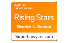 Rated By Super Lawyers Rising Stars Dedrick L. Gordon SuperLawyers.com
